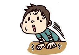 stand upのイラスト